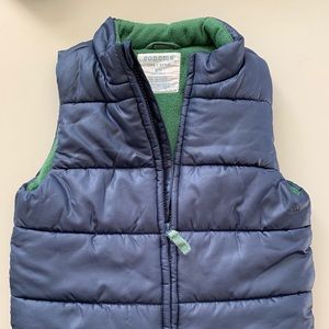 Kids Nylon and Fleece Vest - 4T